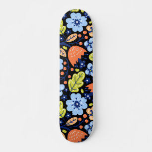 Langwerpige kleurrijke schittering skateboard