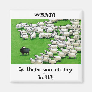 Langwerpige lamp: Sticky Butt Magnet Magneet