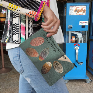 Langwerpige Souvenir Coin / geperste Penny Collect Etui