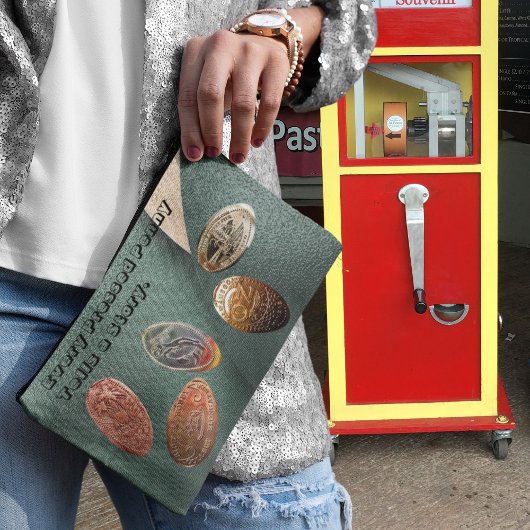 Langwerpige Souvenir Coin / geperste Penny Collect Etui