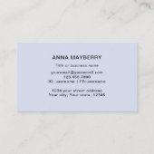 Langwerpige stekelroos visitekaartje (Achterkant)