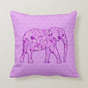 Langwerpolifant - amethyst paars kussen