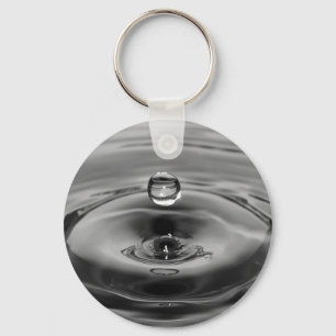 Langzaam bewegingskunstontwerp water sleutelhanger