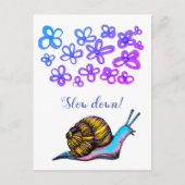 Langzaam briefkaart (Voorkant)