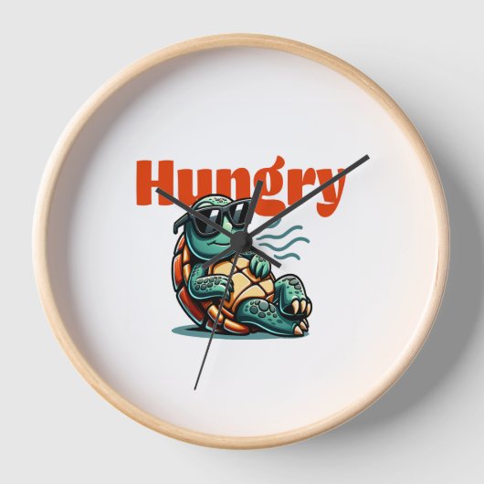 Langzaam en hongerig - Cool Turtle (Voorkant)