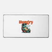 Langzaam en hongerig - Cool Turtle Bureaumat (Voorkant)