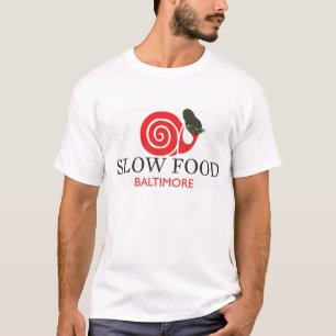 Langzaam eten Katoen T Shirt