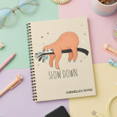 Langzaam - Funny Sloth Notitieboek