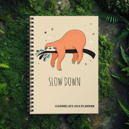 Langzaam - Funny Sloth Planner
