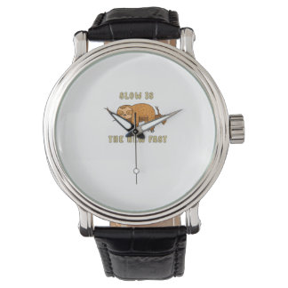 Langzaam is de nieuwe snel - ontspannen en grappig horloge
