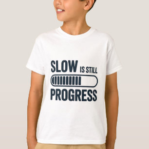 Langzaam Is Nog Steeds Vooruitgang Slak Yoga Mindf T-shirt