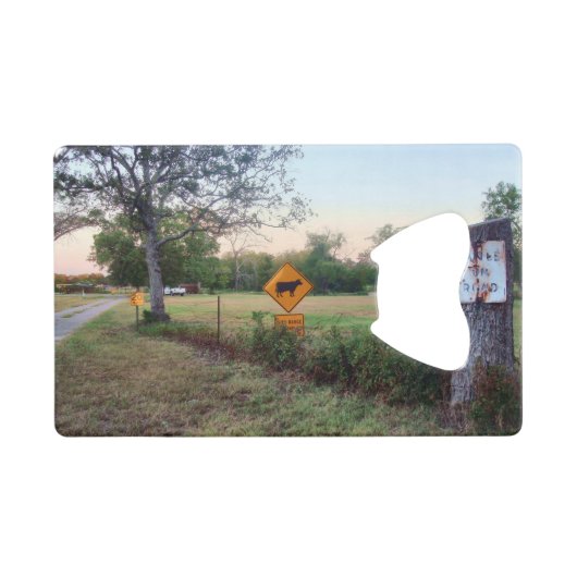 Langzaam Kredietkaart Flessenopener (Voorkant (Horizontaal))