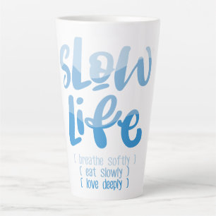 Langzaam leven 2 latte mok