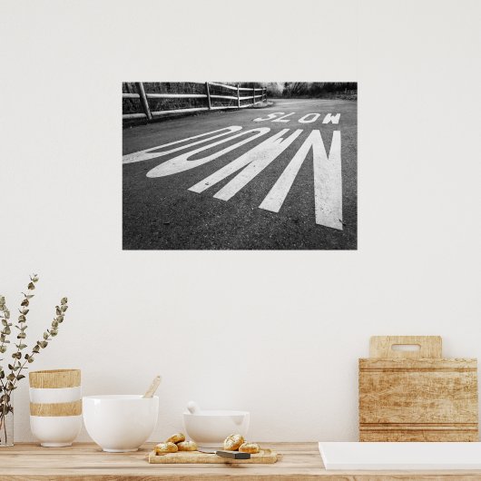 Langzaam Poster (Keuken)