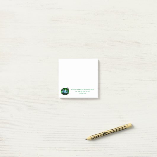 Langzaam voor God Post-it® Notes (Op bureau)