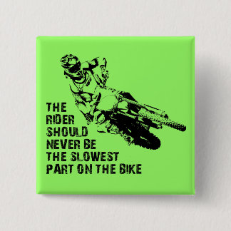 Langzaamste Onderdeel Dirt Bike Motocross Knop Bad Vierkante Button 5,1 Cm