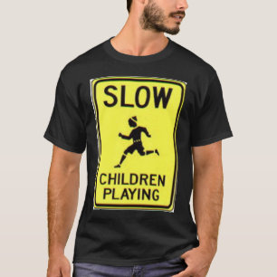 Langzame afspelen van kinderen t-shirt