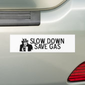 Langzame Bumpersticker (Op auto)