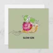 Langzame Jenever Feestdagenkaart (Voorkant / Achterkant)