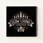 Langzame levensstijl notitieboek (Achterkant)