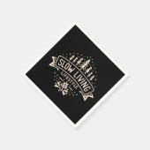 Langzame levensstijl servet (Hoek)