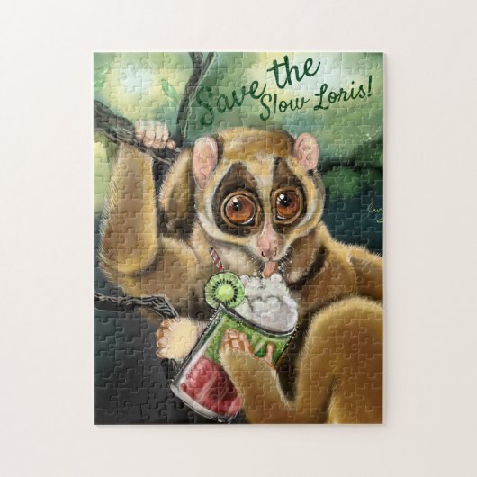 Langzame Loris Smoothie Legpuzzel (Verticaal)