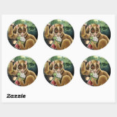 Langzame Loris Smoothie Ronde Sticker (Vel)