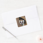 Langzame Loris Vierkante Sticker (Envelop)