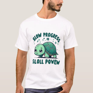 Langzame Schildpad - Motiverend Grappig Dieren T-s T-shirt