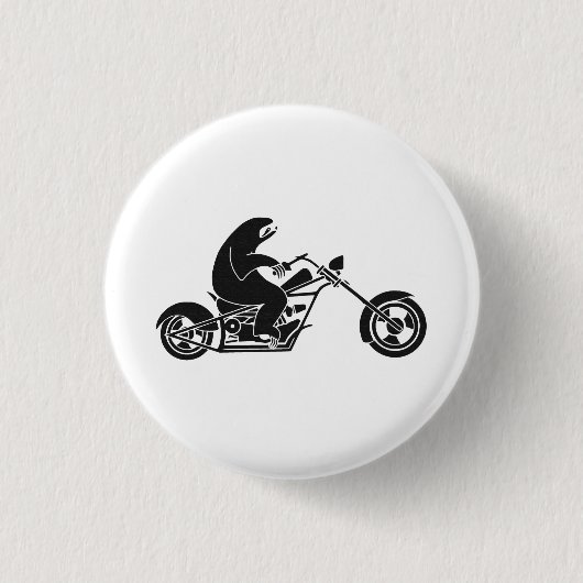 Langzame sleuf op een snelle bike ronde button 3,2 cm (Voorkant)