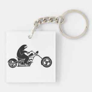 Langzame sleuf op een snelle bike sleutelhanger