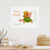 Langzame voeding poster (Keuken)