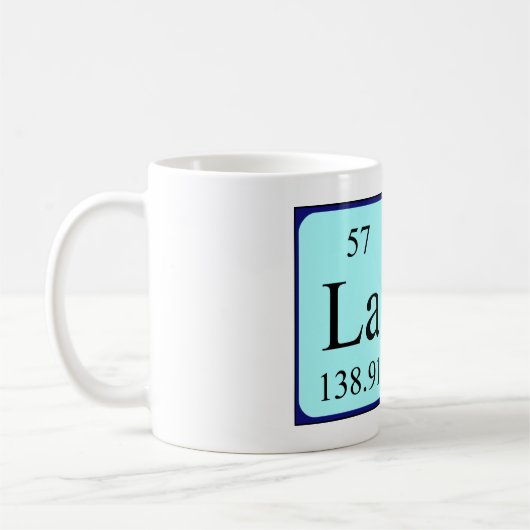 Lani periodieke lijstnaam mok (Links)