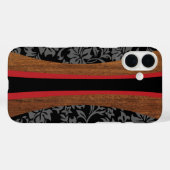 Laniakea Hawaiian Faux-wattensurfbord, zwart Case-Mate iPhone Case (Achterkant (horizontaal))