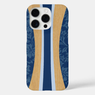 Laniakea Hawaiian Faux Wood Surfboard bij de marin iPhone 16 Pro Hoesje