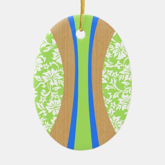 Laniakea Hawaiian Surfboard Ornament (Voorkant)