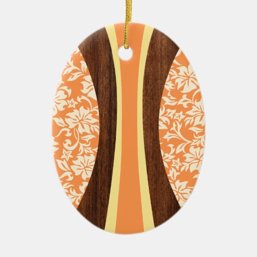 Laniakea Hawaiian Surfboard Ornament (Voorkant)