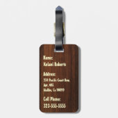 Laniakea Hawaiian SurfboardBagagelabels Bagagelabel (Achterkant verticaal)