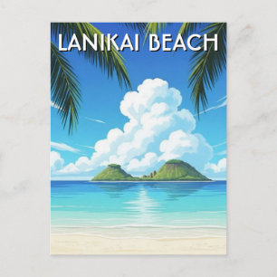 Lanikai Beach Hawaii Reis Briefkaart