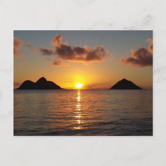 Lanikai Beach Sunrise Briefkaart (Voorkant)