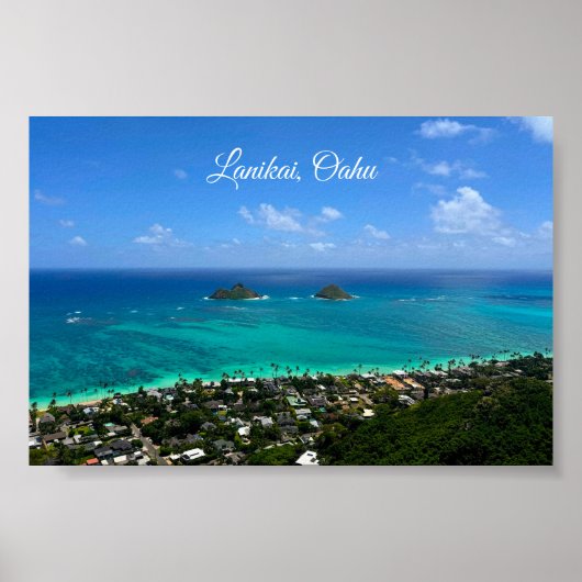 Lanikai Oahu Poster (Voorkant)