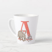 L'animal ABC A est destiné à la tasse aardvark lat (Angle gauche)