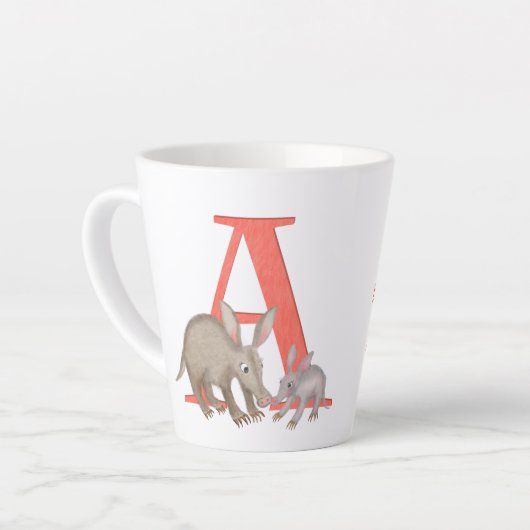 L'animal ABC A est destiné à la tasse aardvark lat (Angle gauche)