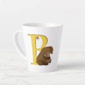 L'animal ABC B est destiné à l'ours latte mug (Angle gauche)