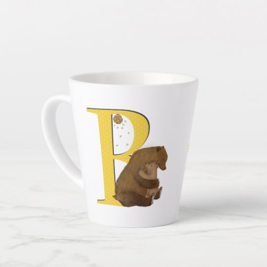 L'animal ABC B est destiné à l'ours latte mug (Angle gauche)