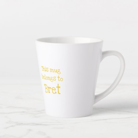 L'animal ABC B est destiné à l'ours latte mug (Droite)
