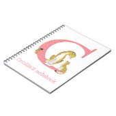 L'animal ABC C est pour le carnet du guépard (Côté gauche)