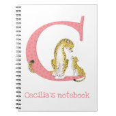 L'animal ABC C est pour le carnet du guépard (Devant)