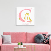 L'animal ABC C est pour l'impression de toile de g (Insitu(Salon))