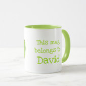 L'animal ABC D est destiné à la tasse dik-dik (Devant droit)